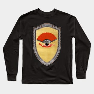 The Fans (Shield moonsilver Celtic Rope on wood) Long Sleeve T-Shirt